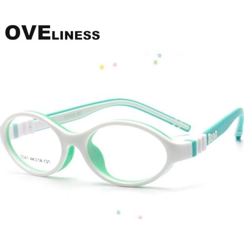Fashion Kids eyeglasses no screw bendable glasses frame child Prescription glasses Flexible eyewear frame silicone spectacles