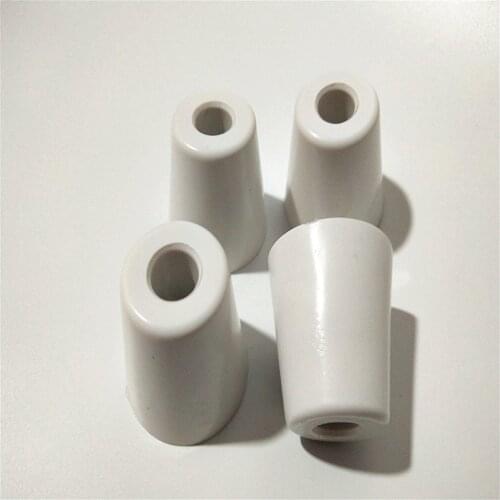 White color soft round rubber foot with gasket machine instrument rubber foot non-slip cabinet feet rubber Cushioning pads