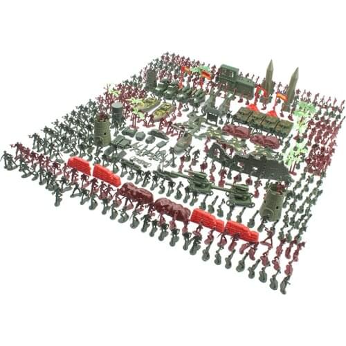 Pack of 519 Army Soldiers Figures Fighting Game Accessories Model Toys