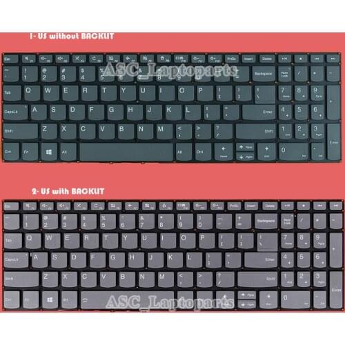 New US English QWERTY Keyboard For Lenovo yoga C740-15IML S740-15IRH C940-15 C940-15IRH series Black with BACKLIT