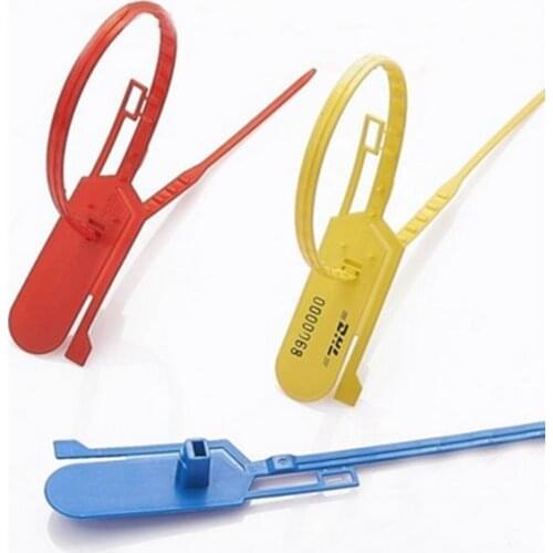 Wholesale 10PCS Shredded plastic seals Logistics seals Ties cable ties Container tanker seals 415mm Brand new