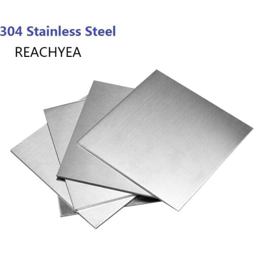 1mm 1.5mm 2mm 3mm Thickness 304 Stainless Steel Plate Stainless Steel Sheet Smooth Metal Processing Laser Cutting Sheet 200X250