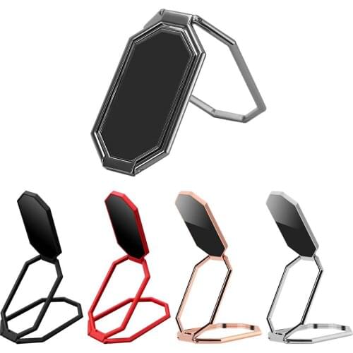 Portable Magnetic Mobile Phone Holder Car 360 Rotation Smartphone Stand Fashion Collapsible Ipad Support Zinc Alloy Frame