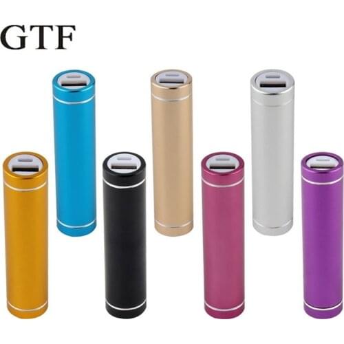 GTF Portable Power Bank DIY Kit Mobile phone power bank Charger Battery Case for 1x18650 with USB color send by random