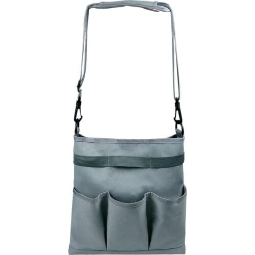 Garden Tools Storage Package Messenger Bag Toolkit One-shoulder Gardening Gray Canvas Durable Green Shoulder Bags