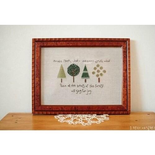 Embroidery Package Top Quality Cross Stitch Kits Magic Happy Tree Beautiful Hot Sell