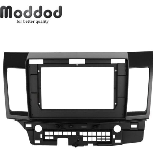 Car Radio Fascia for Misubishi Lancer Galant Fortis Inspira 10.1 inch Screen Dashboard Installation Dash Kit Bezel Stereo Panel