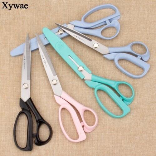 With Cover Professional High Carbon Steel Sewing Scissors Tailors Scissors Dressmaking Embroidery Sewing Scissors Shears Fabric