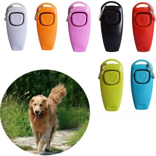 Dog Training Whistle Clicker Pet Dog Trainer Puppy Aid Guide Obedience Pet Equipment Dog Products Pet Supplies