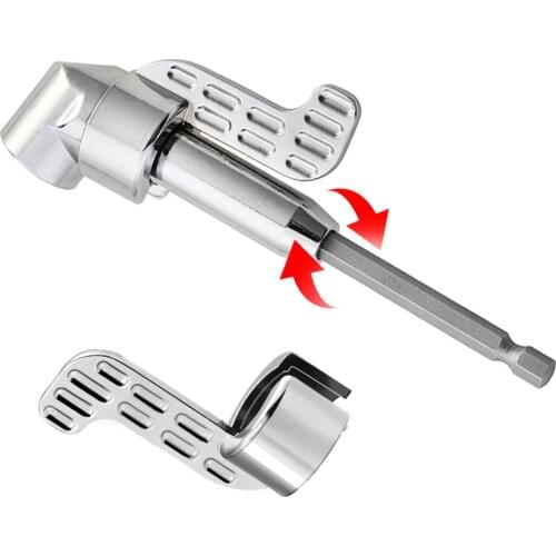 Angle Screwdriver 105 Degree Set Holder Adapter Adjustable Bits Nozzles Angle Screw Driver Tool 1/4" Inch Magnetic Angle Driver