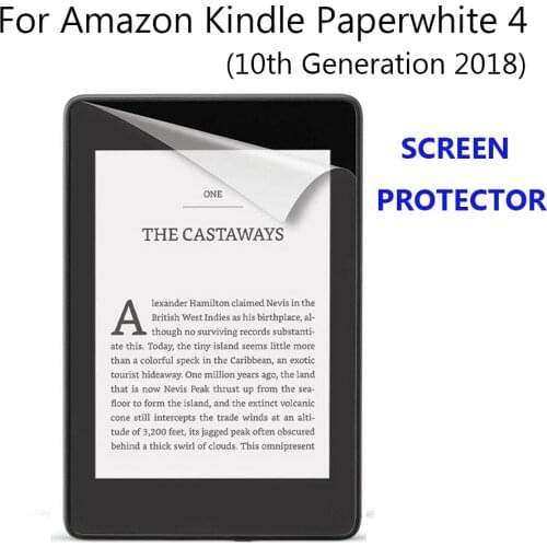 2.5D High Transparency Screen Protector Guard TPU Protective Matte Film For Amazon Kindle Paperwhite 4 10th Generation 2018