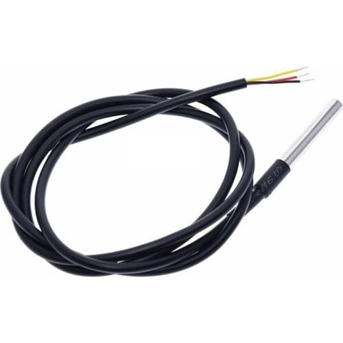 1Pcs Ds1820 Stainless Steel Package Waterproof Ds18B20 Temperature Probe Temperature Sensor 18B20 for Arduino