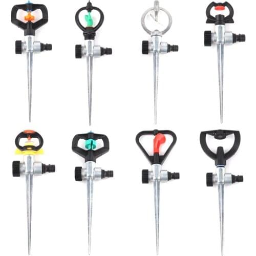 1Pcs Irrigation Spray Nozzle 1/2'' 3/4'' Male Thread Greenhouse Drip Sprinkler 360 Rotary Nozzle Garden Watering Sprinkler