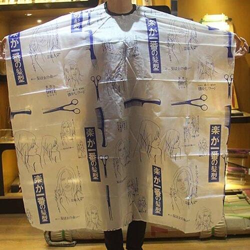 99cm x 140cm Waterproof Adult Salon Hairdresser Cape Hair Cutting Trendy Barbers Cape Gown Cloth Nylon Gown for Hairstyling Tool