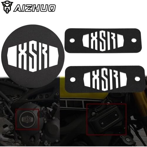 Motorcycle Aluminum Fuse Tops Plates Powder Coated Clutch Cover Top Box Black FOR YAMAHA XSR XSR900 XSR 900 2016 2017 2018-2021