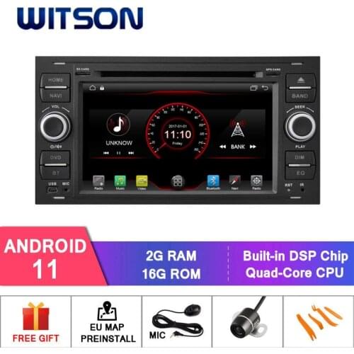 WITSON Android 10.0 GPS NAVIGATION SYSTEM For FORD FOCUS(New Version) car dvd player link/DAB/OBD/TPMS/DVR/Wifi/3G/4G support