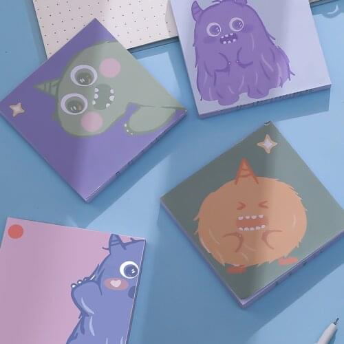Cartoon Little Devil Memo Pad Wholesale Student Creative and Cute Bookmark Student Supplies 100 Pages Can Be Teared Kawaii