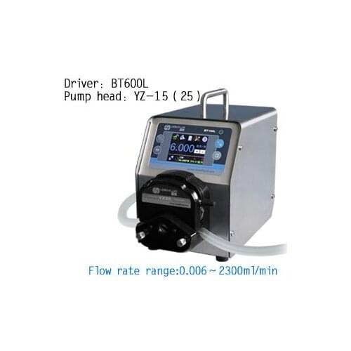 BT600L YZ25 Intelligent peristaltic pump Adjustable High Big Flow Control Lab Liquid Pump 0.16~1700ml/min