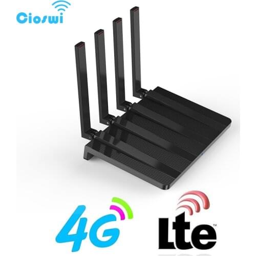 Cioswi WE2805-B 4G LTE WiFi Router 3G 4G USB Modem 300mbps WiFi Router with SIM Card Slot Strong Signal 4G Wireless WiFi Router