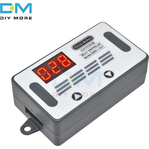 DC 12V Timer Cycle Relay Digital LED Delay Timer Board Switch Trigger Programmable Module DDC-231 with Buzzer Case