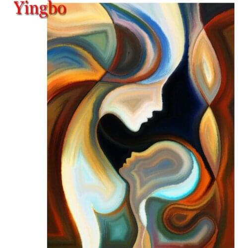 DIY 5D diamond painting abstract bady with mom mosaic cross stitch diamond embroidery full square/round rhinestone decoration
