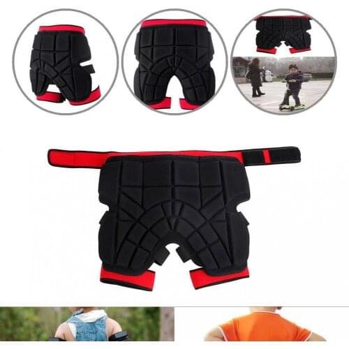 Easily to Adjust EVA Ski Skate Snowboard Activity Protective Butt Pad for Children