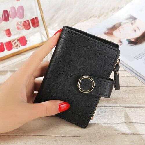 2021 Brand New Womens Leather Clutch Wallet Beautiful Bifold Coin Purse Credit Card Bag Female Case Card Holder