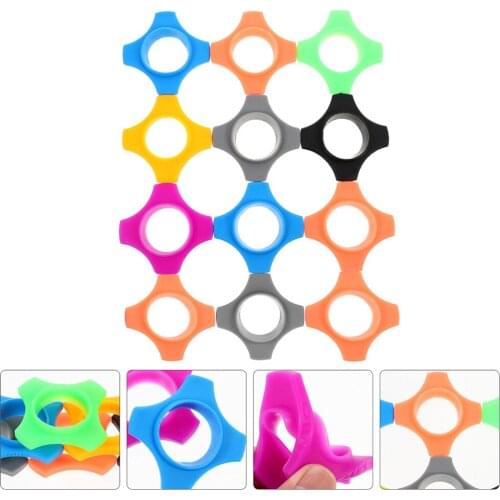 20Pcs Mic Microphone Anti-Rolling Silicone Ring Holder Stand for KTV Device