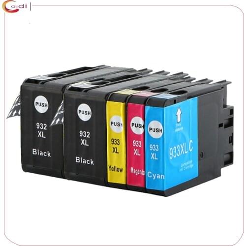 Compatible Ink Cartridges for HP 932 933 5 Packs With HP Officejet 6700 6600 6100 7110 7610 7612 Printer