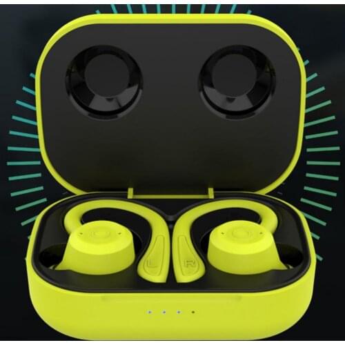 TWS Bluetooth 5.1 Earphones IPX6 Waterproof Charging Box Wireless Ear Hook Earbuds Good Sound Quality Handsfree Sports Headset