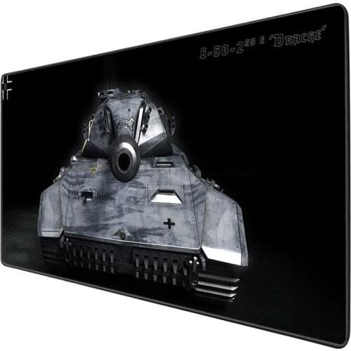 XGZ Tank Large gaming mouse pad mechanical tank pattern HD printing desk pad pc notebook keyboard pad rubber anti-skid support c