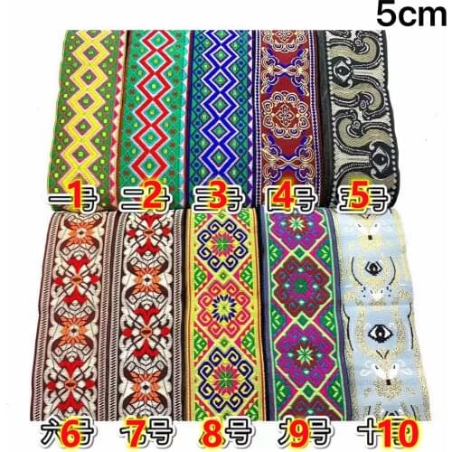 5cm ethnic style folk style nation style jacquard ribbon,jacquard webbing,garment ribbon,shoes ribbon,bag ribbon,QC0719A