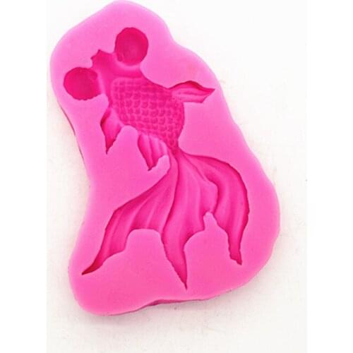 Goldfish frosting chocolate cake decorative mold Silicon gel mold P842