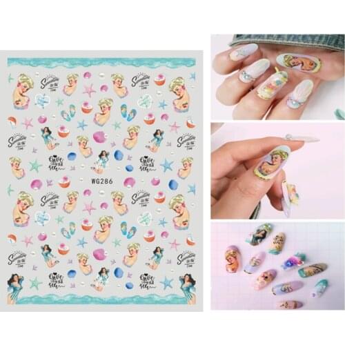 10PCS Sexy Beauty Nail Sticker Fruit Cherry Peach Nail Decoration Decal