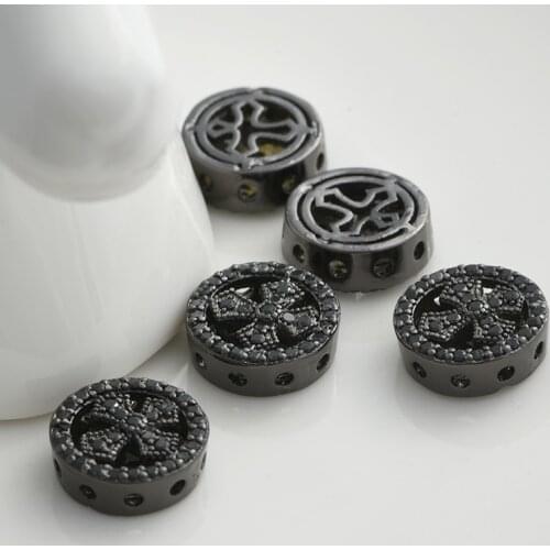 11mm Black Beads Beads Needlework Accessories For Jewelry Making DIY Handmade Bracelet Gift Wholesale