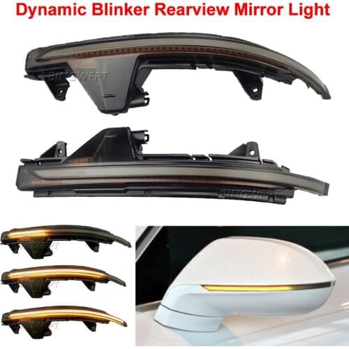 2pcs Dynamic Blinker For Audi A7 S7 RS7 2010 2011 2013 2014 2015 2016 2017 Light Mirror Indicator Repeater
