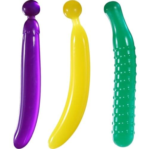 4 Kinds Sex Fun Fruit Dildo Long Penis Flexible Dick Erotic Products Toys for Adults Woman Vagina Anal Falos Faloimitator Shop