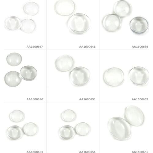 Antique Bronze Tone Jewelry Making Charms Oval Glass Cabochon Backs Dome 40x30mm Round 14mm 12mm 18mm 25mm 20mm 10mm 30mm 16mm