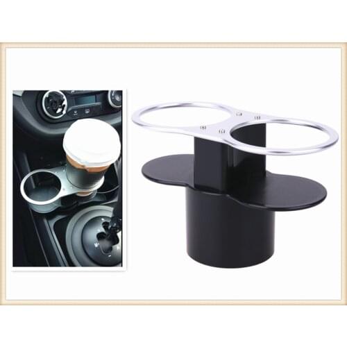 Double hole car accessories cup holder / beverage rack mounting for Volkswagen VW B6 Jetta Mk5 MK6 Any Cars