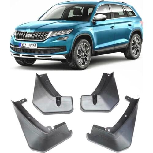 Automotive Splash Guards Mud Guards Flaps Fit For 2017-2018 Skoda Kodiaq fender 4pcs/set