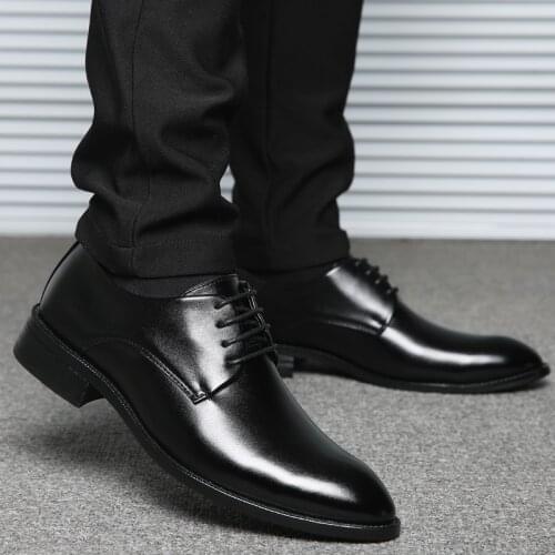 Fuhaobang Mens Leather Shoes