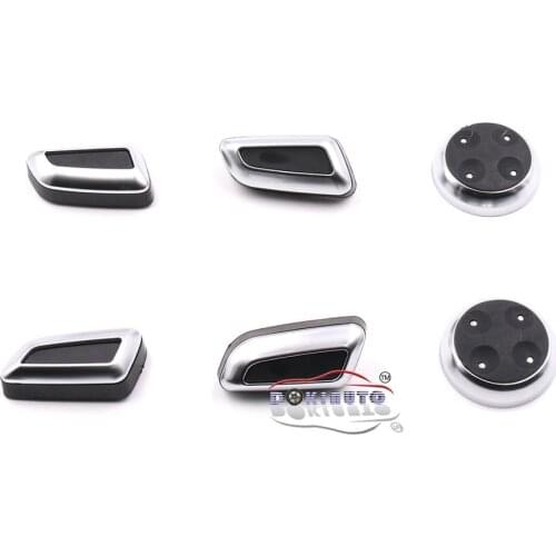 CHROME MODIFIED SEAT ADJUSTMENT KNOB BUTTON BUTTON SWITCH FOR VW TIGUAN CC PASSAT B7 AUDI A4 A5 A6 B8
