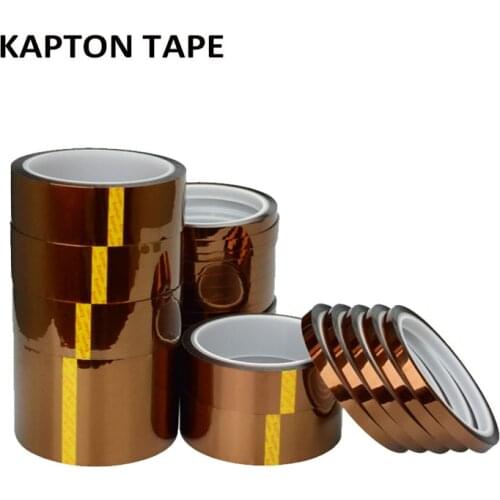 33M/Roll Adhesive Tape High Temperature Heat Resistant Polyimide Thermal Insulation Tape