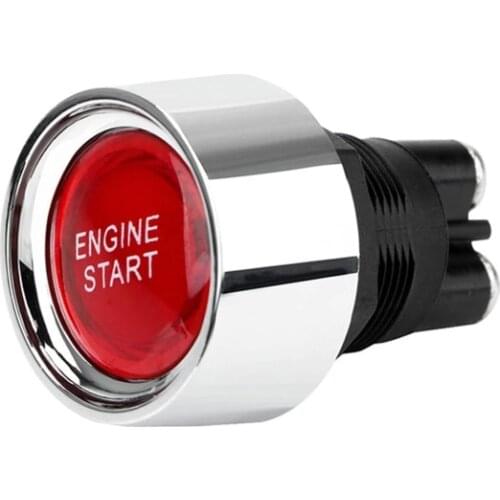 Brand New 12V 50A Car Engine Start Push Button Keyless Start Button Ignition Starter Car Engine Start Button Auto Accessories