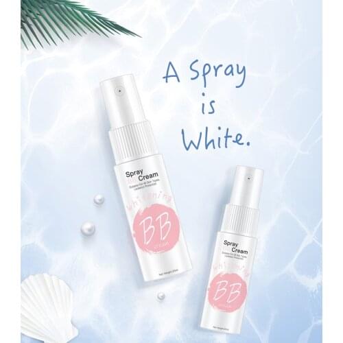 Lazy Spray BB Cream Portable Body Face Whitening Spray Foundation Brighten Concealer Spray Cosmetic Tool TSLM1