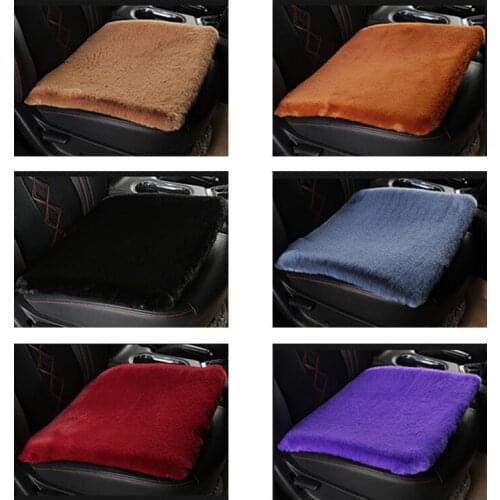 1 PCS Warm Car Seat Cushion Universal Fit Plush Auto Seat Cover Front Seat Winter Breathable Protector Mat Pad Car Accessories