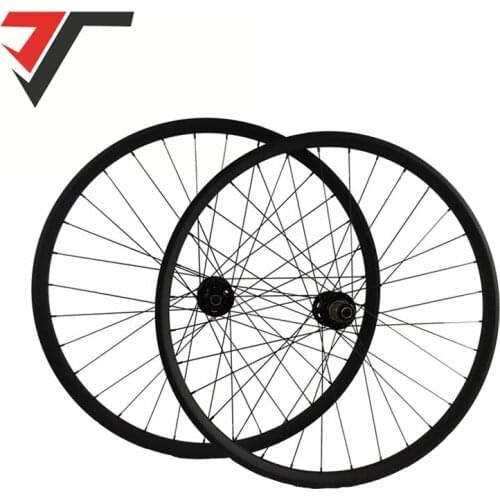 TRIPS cheap bike wheels 29er carbon mountain bike wheels 30mm width tubeless mtb bicycle wheelset carbon fiber disc wheel 135QR