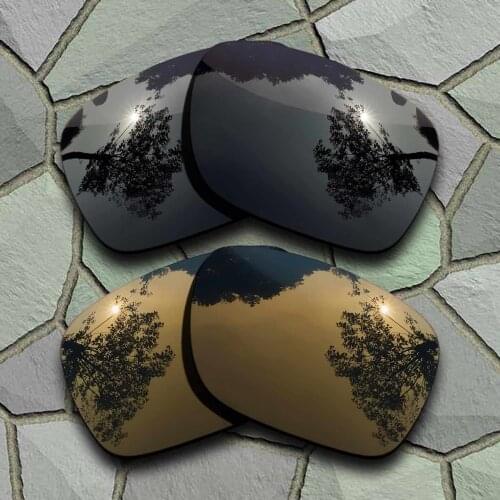 Grey Black&Bronze Copper Sunglasses Polarized Replacement Lenses for Oakley Holbrook