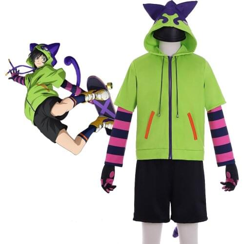 SK8 the Infinity Miya Cosplay Costume Uniform Outfits sk8 the infinity miya cat hoodie custom made miya hoodies