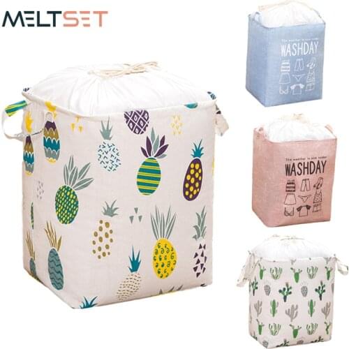 Drawstring Storage Bag for Quilt Clothes Pillow Blanket Toy Organizer Folding Clothes Storage Bag Bathroom Laundry Basket 75L